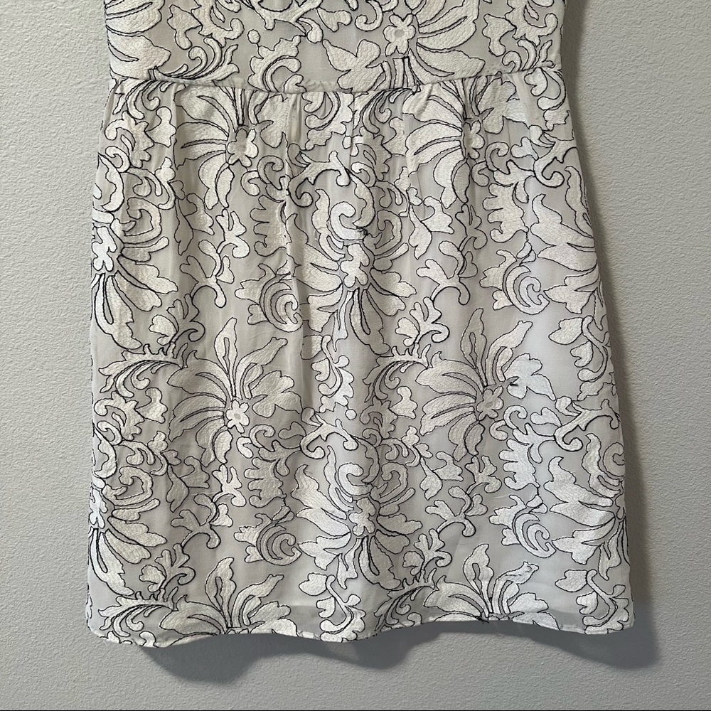 Dolce Vita Silk White Floral Flower Dress XS - Picture 6 of 10